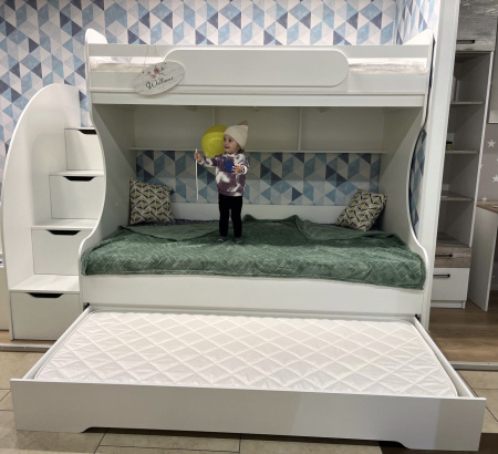 Кровать двухъярусная Биг 120х200  от Династия Kids