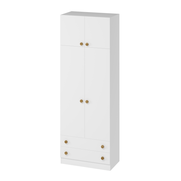 Шкаф коллекции Умка NEW с антресолью (ручки - дуб)