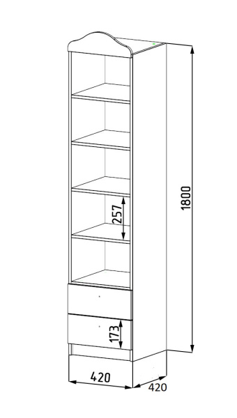 Пенал коллекции Жемчужина. Акция! от Династия Kids