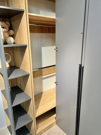 Шкаф угловой коллекции Брайт Велюр  от Династия Kids