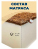 Матрас Эко ППУ + Кокос 180х90 высота 11 см от Династия Kids