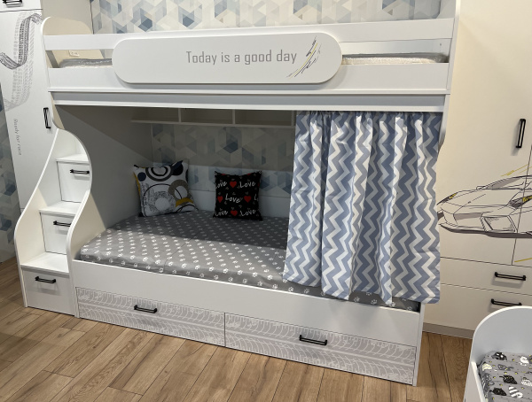 Двухъярусная кровать коллекции Престиж 190х90