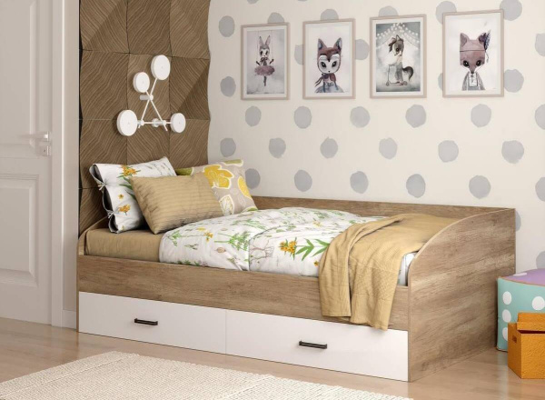 Кровать коллекции Твой Стиль New 200х120 (прямая спинка)