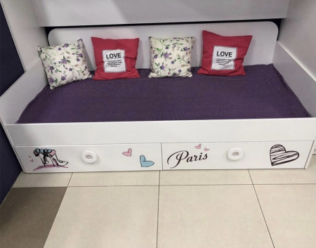 Кровать Модница-4 + кровать Модница-6 от Династия Kids