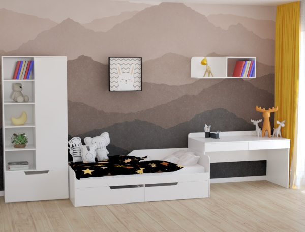 Полка навесная коллекции Мозаика-2 от Династия Kids