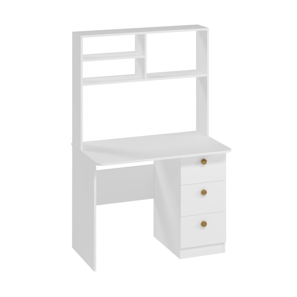 Стол с надстройкой коллекции Умка NEW (ручки - дуб)