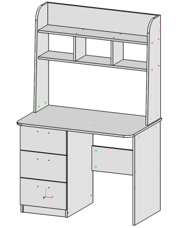 Стол КСТ-12 (цвет: белый) от Династия Kids