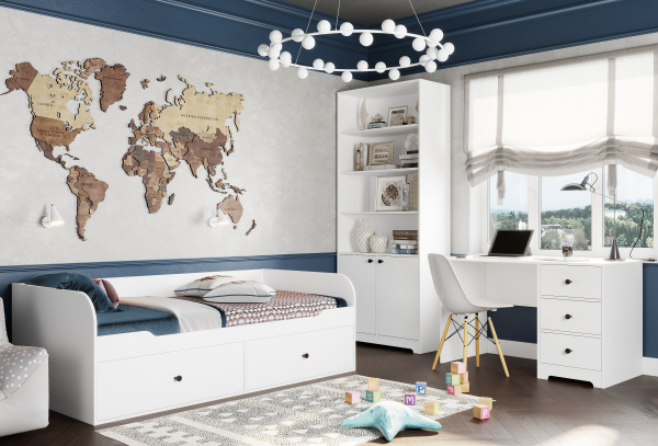 Кровать коллекции Норд (размеры разные) от Династия Kids