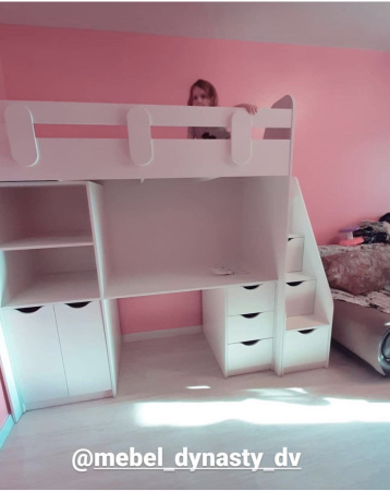 Комплект мебели Уют 180х80 (правый/левый) от Династия Kids